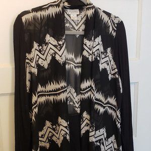 DRESSY or not.Allison Taylor  Lightweight jacket/cover up Rayon blend sz XL